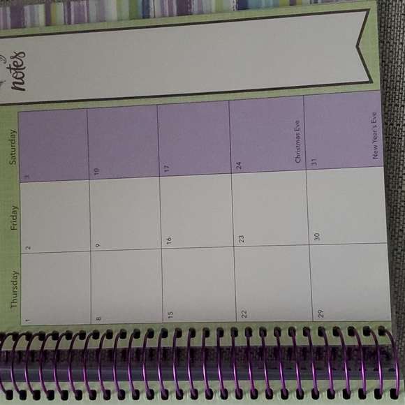 BEAUTIFUL PLANNER ,WEEKLY AND MONTHLY JULY 2021-DECEMBER 2022 - Picture 6 of 6